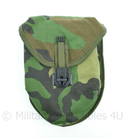 Korps Mariniers MOLLE opbouwtas pioniersschep Forest Woodland camo - 18 x 24 x 6 cm - origineel