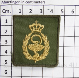 KL Nederlandse leger Militair farmaceutische bekwaamheid borstembleem - 5 x 5 cm - origineel