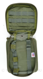 Nederlandse leger en US army First Aid pouch MOLLE - North American Rescue Operator BLS IFAK bag - GROEN - compleet (zonder inhoud) - origineel