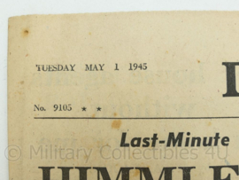 Daily Herald krant - 1 May 1945 - origineel