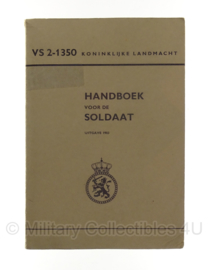 Nederlandse leger handboek voor de soldaat VS 2-1350 - meerdere uitgaves - origineel