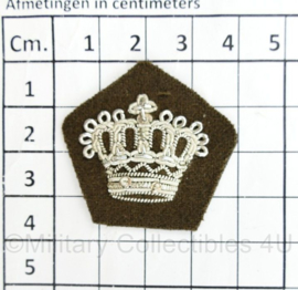 MVO en KL mouw embleem instructeur  - 4 x 3,5 cm - origineel