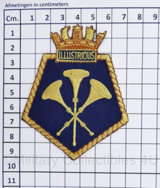 Britse Royal Navy HMS Illustrious patch - nieuw gemaakt!