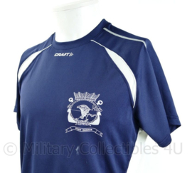 Korps Mariniers T-shirt met korte mouw - 2e amfibische gevechtsgroep - Craft - blauw met wit - maat Large - gedragen - origineel