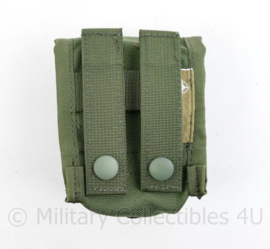 Nederlandse leger en Korps Mariniers GROENE profile Equipment MOLLE handgranaattas - 17 x 12 x 8 cm - nieuw - origineel