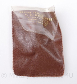 Pools herdenkingsspeldje 25 jaar deelname UN vredesmissies met opberg pouch - 2¾ x 2¾ cm - origineel
