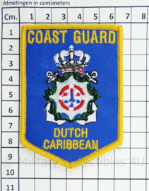 COAST GUARD Dutch Caribbean met klittenband- 9 x 6,3 cm