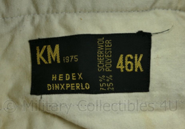 Korps Mariniers Barathea Uniform jas+broek 1976 met parawing Rang Korporaal- Maat 46K - Origineel