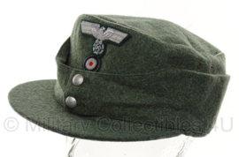 Duits replica Heer officiers M43 pet MET zilveren bies en insignes - meerdere maten