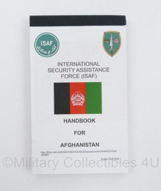 ISAF Handbook for Afghanistan 2008 - Zeldzaam - origineel