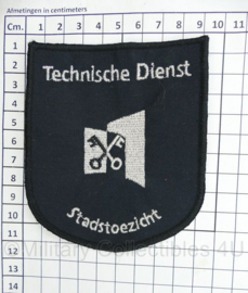 Technische Dienst Stadstoezicht Leiden embleem - 11 x 9 cm - origineel