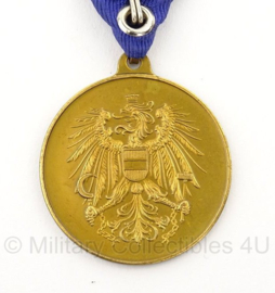 Oostenrijkse republiek Wehrdienstmedaille brons - origineel