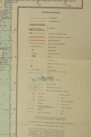 WO2 Duitse stafkaart Deutsche Heereskarte 1942 Schotland - 90 x 69 cm - origineel