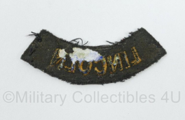 British Army shoulder title ENKEL Lincolnshire Regiment - 8,5 x 3,5 cm - origineel