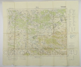 Duitse stafkaart Sonderausgabe 1940 Polen Brody Blatt 394 - 90 x 76,5 cm. schaal 1:100000 - origineel