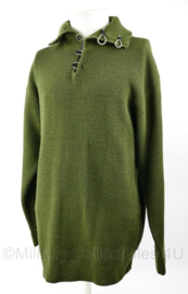 Fostex dikke groene navy sweater - maat M - origineel