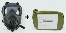 US Army Avon Protection FM50 gasmasker SMALL met FM61 CBRN Filter PAAR  - NIEUW  - origineel