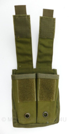 Tasmanian Tiger Double Pistol Magazin pouch molle groen - 11 x 3,5 x 15 cm - origineel