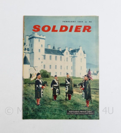 The British Army Magazine Soldier February 1959 - 30 x 22 cm - origineel