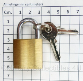 KL Nederlandse leger PSU Hangslot PSU m/2 sleutels - origineel