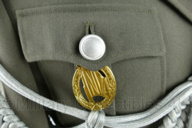 DDR NVA uniform SET jas met pofbroek - met originele insignes, medailles en schietkoord - maat 44 = Small - origineel