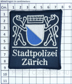 Zwitsers embleem Stadtpolizei Zurich - 7,5 x 8,5 cm - origineel