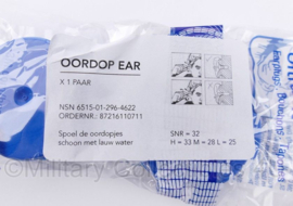 3M Oordopjes set merk EAR in bewaardoosje - nieuw in verpakking - 5,5 x 4,5 cm - origineel