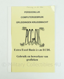 Koninklijke Marine naslagwerk - Persoonlijk computergebruik opleidingen krijgsmacht - extra EXCEL basis i.v.m. ECDL - origineel