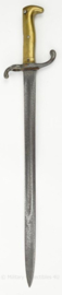 WO1 Duitse M1871 bajonet voor het Mauser Gewehr 71 - 59 cm lang - origineel