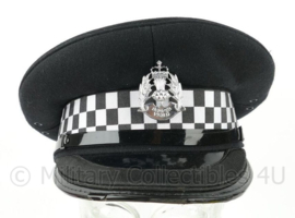 British Police cap hogere rangen met zwarte band op de klep  Semper Vigilo - maat 58 - origineel