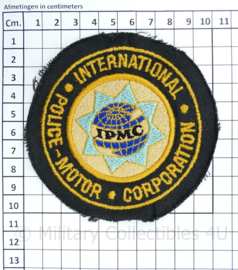 International Police motor corporation embleem IPMC - diameter 10 cm - origineel