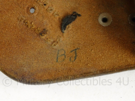 Antiek zwart lederen holster - 21 x 13 cm - origineel