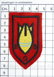 Defensie Explosieve opruimingsdienst embleem - 8 x 4,5 cm - origineel