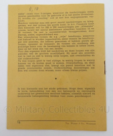 Antiek boekje "Wat ieder van Draverijen, rennen en totalisator moet weten" - afmeting 16 x 12 cm - origineel