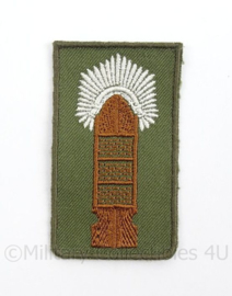 KL Landmacht vaardigheids borst embleem Kampioen Scherpschutter Zilver voor op het GVT - Zeldzaam - afmeting 4 x 7 cm - origineel