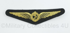 Defensie vliegerarts borst wing embleem - 11 x 3 cm - origineel