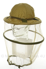 WO2 US Army mosquito hat KHAKI hoofddeksel met muggennet - origineel WO2