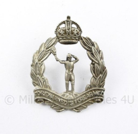 WWII British Royal Observer Corps cap badge  “FOREWARNED IS FOREARMED cap badge - 4,5 x 3,5 cm -  origineel