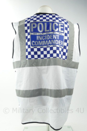Britse politie Police Incident Commander reflectief hesje - maat Large - origineel