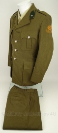 Nederlands leger geneeskundige dienst Uniform jas MET broek Luitenant 1958 - geborduurde insignes! maat 48 origineel