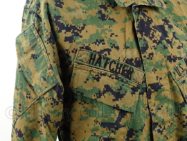 USMC US Marine Corps Marpat BDU camo jas met insignes - maat Small-short - origineel