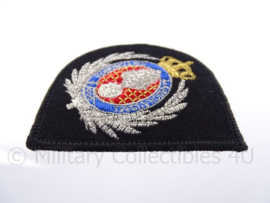 KMAR Koninklijke Marechaussee baret embleem, Officier - embroidered versie