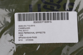 US Medic bag personal effects - katoen - nieuw in de verpakking - origineel