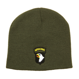 101st Airborne US jeepcap beenie OD / groen - acryl