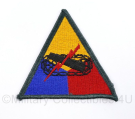 US Army naoorlogs full colour embleem Armored Division - 9 x 9 cm - origineel