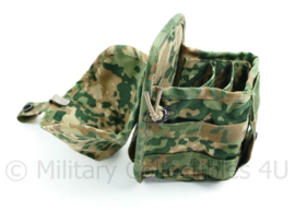 Nederlandse Leger nieuwste model NFP Multitone MOLLE rifle pouch 3xmag Sioen - 16 x 10 x 8,5 cm - origineel