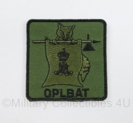 Defensie OPLBAT Opleidings bataljon Koninklijke Militaire Academie borstembleem - met klittenband - 5 x 5 cm - origineel