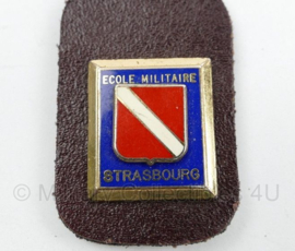Franse leger Ecole Militaire de Strasbourg sleutelhanger - 9 x 4 cm - origineel