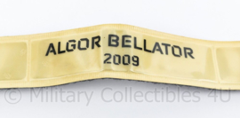 Korps Mariniers oefening Algor Bellator 2009 reflectieband - 17,5 x 3 cm  - origineel