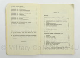 Voorlopig Reglement op den Inwendigen Dienst 1946! Deel A en B 1584 - afmeting 13 x 19 cm - origineel